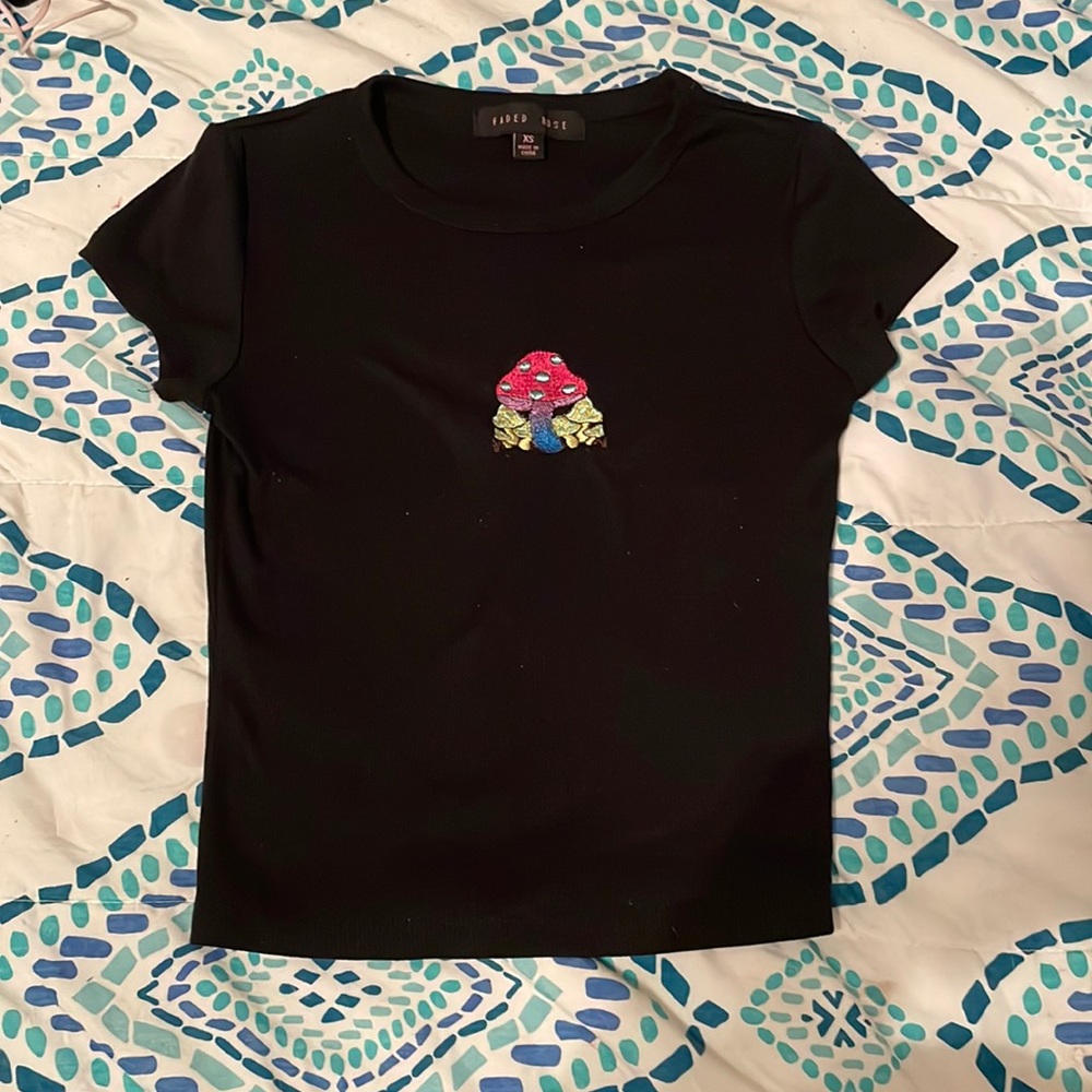 Xs mushroom tee shirt